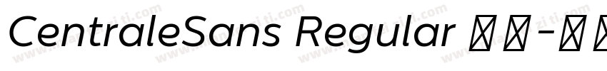 CentraleSans Regular 普通字体转换